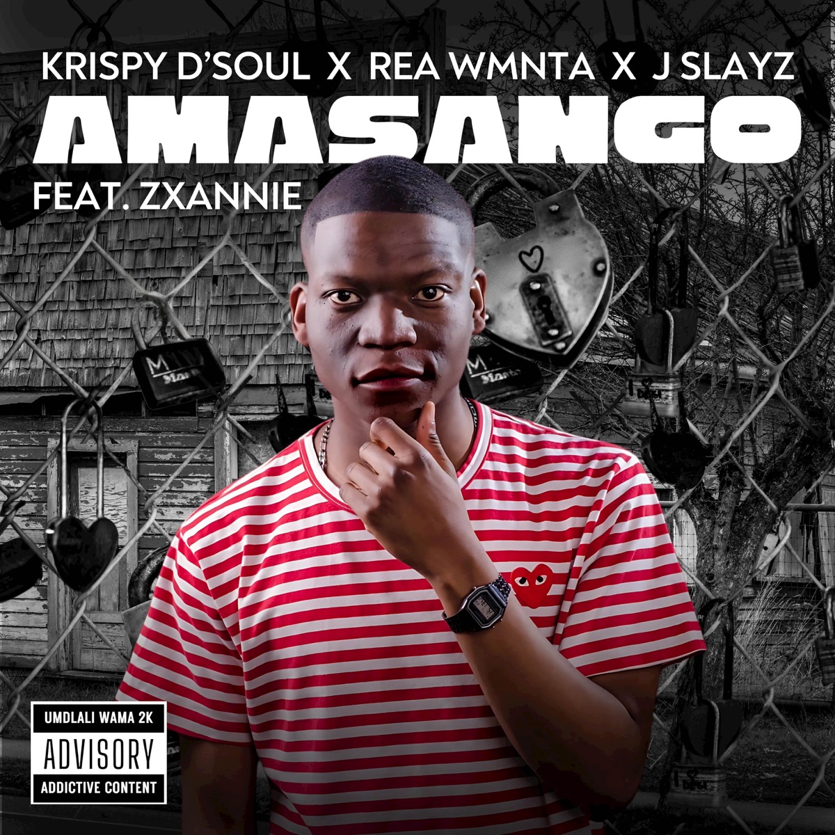 Amasango (feat. Zxannie) - Single by Krispy D'Soul, Rea WMNTA & J Slayz album cover