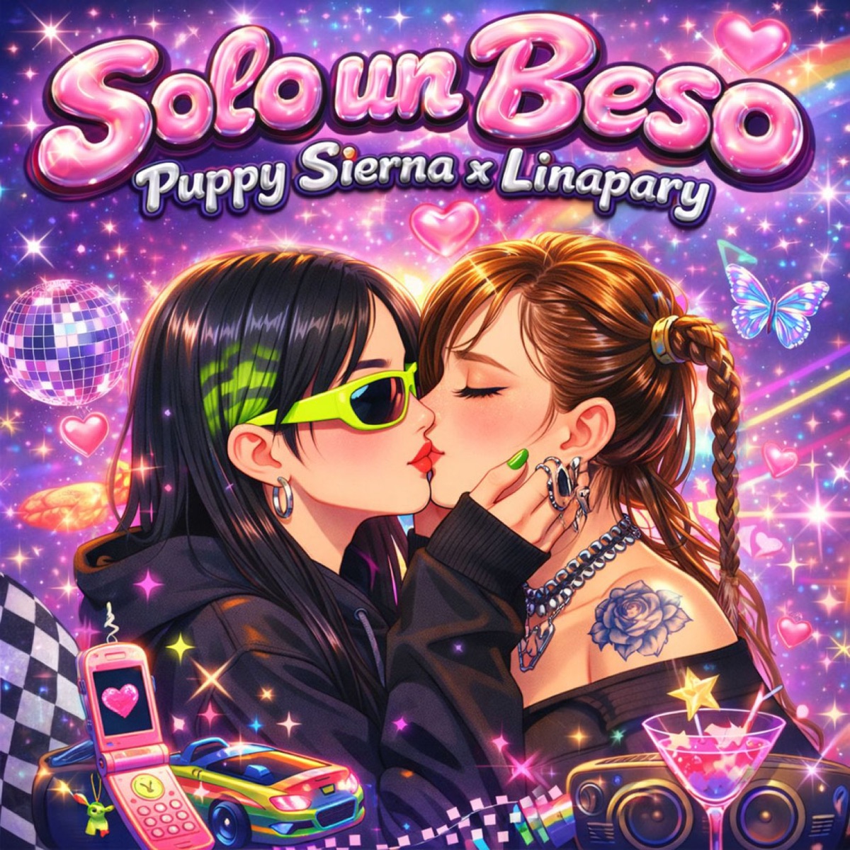 SOLO UN BESO - Single by Puppy Sierna & Linapary album cover