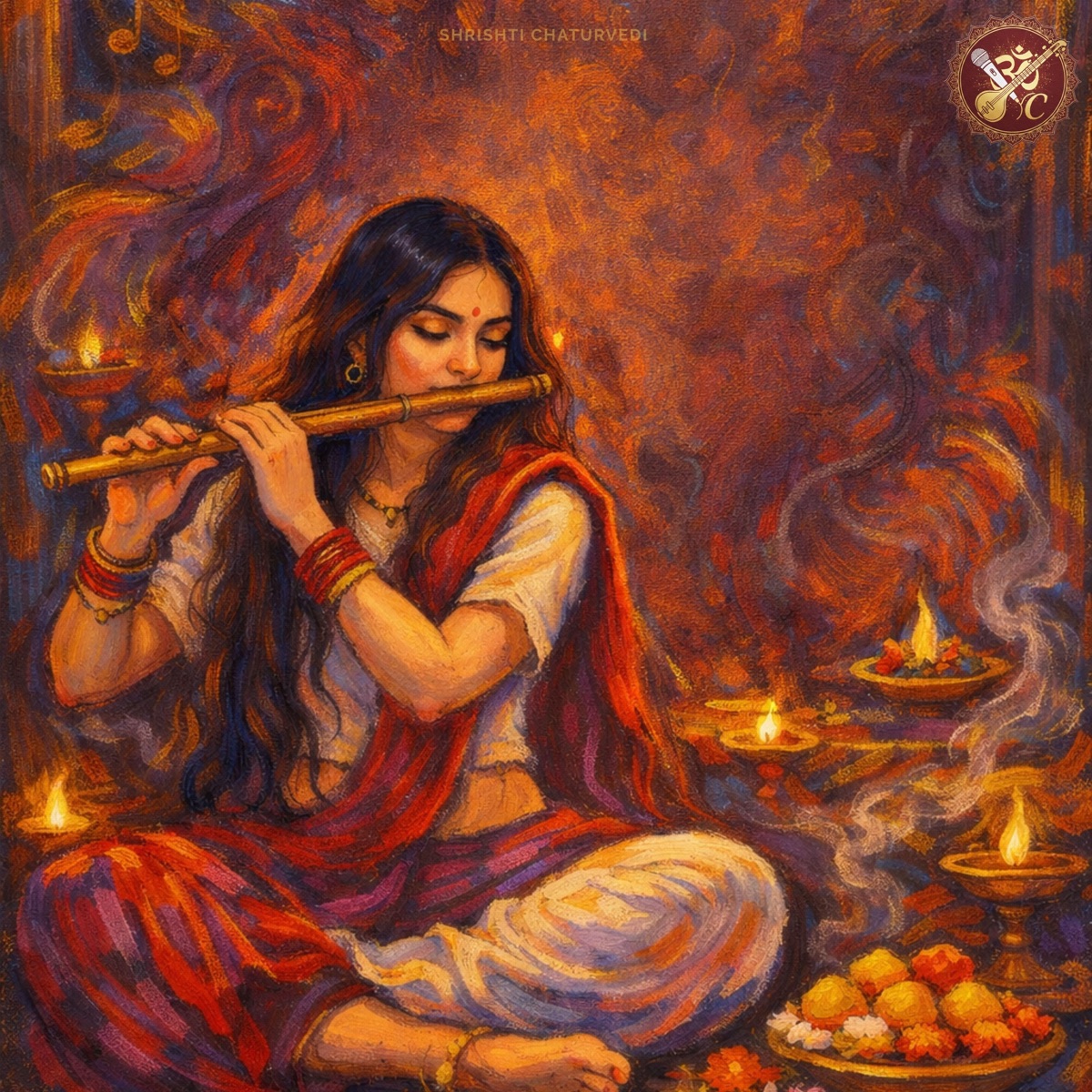Shiv & Ganesh (Flute) - Single by Shrishti Chaturvedi album cover