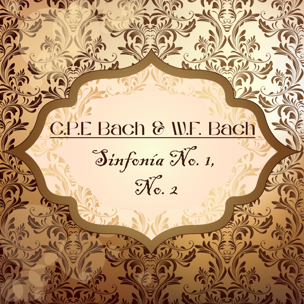 C.P.E Bach & W.F. Bach, Sinfonía No. 1, No. 2 - EP by Ars Rediviva Ensemble album cover