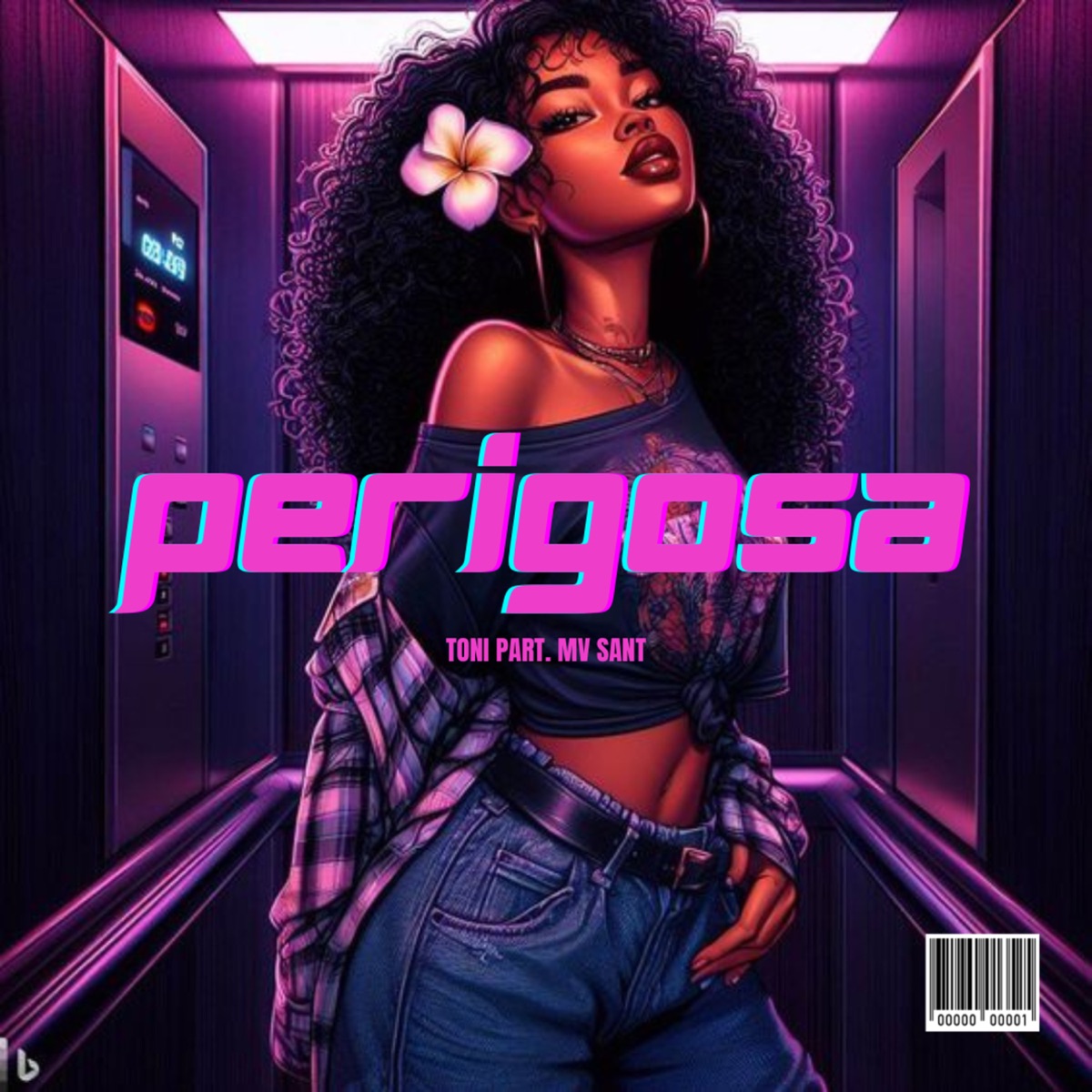 Perigosa - Single by Toni & Mv Sant album cover