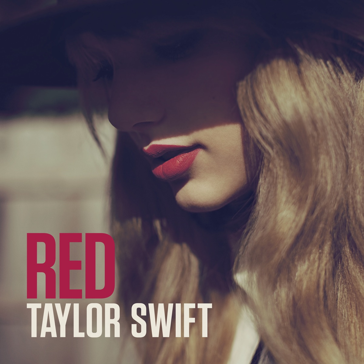 Red by Taylor Swift album cover artwork