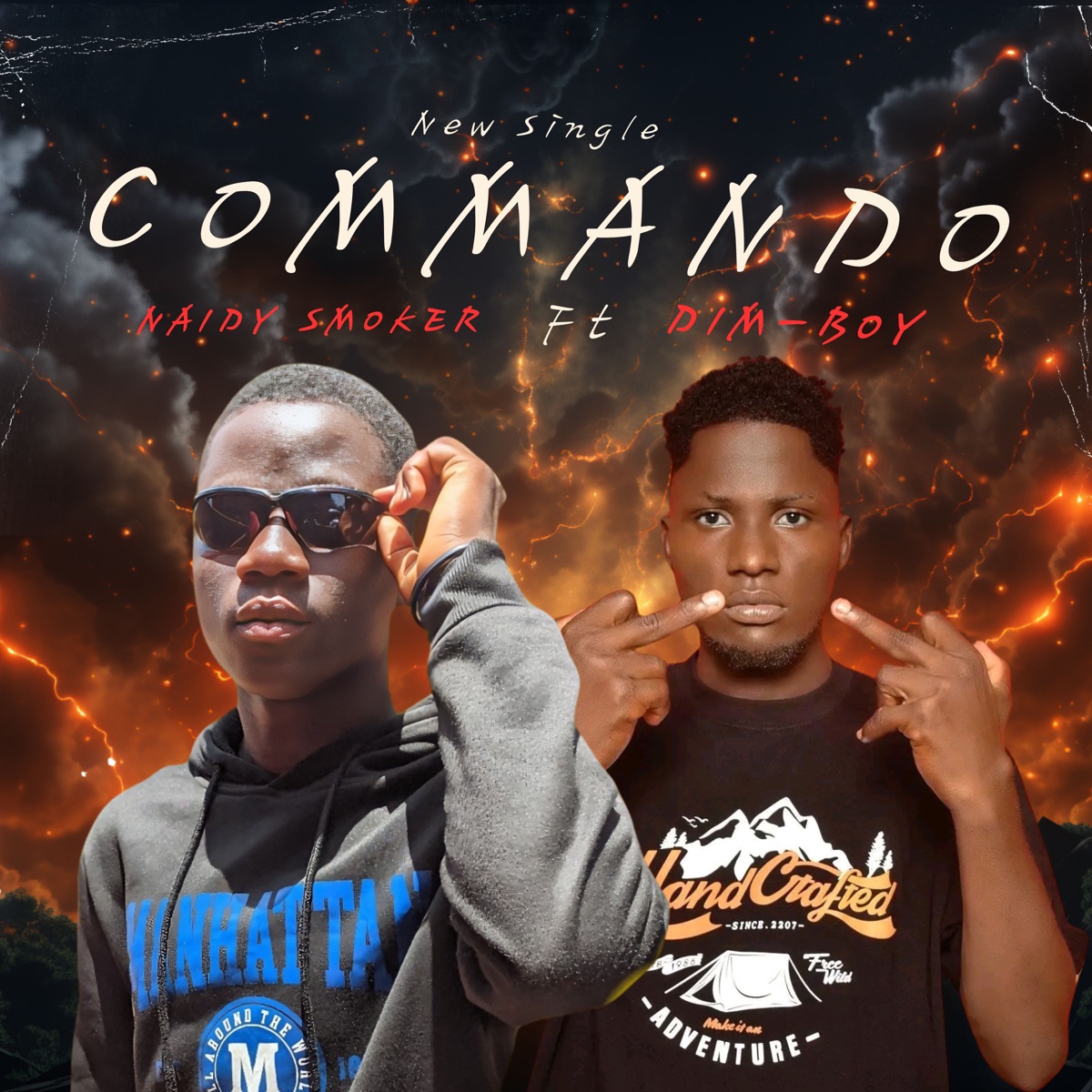 COMMANDO (feat. Naidy Smoker) - Single by Dimboy album cover