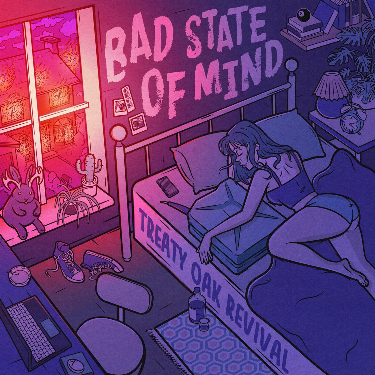 Bad State of Mind - Single by Treaty Oak Revival album cover