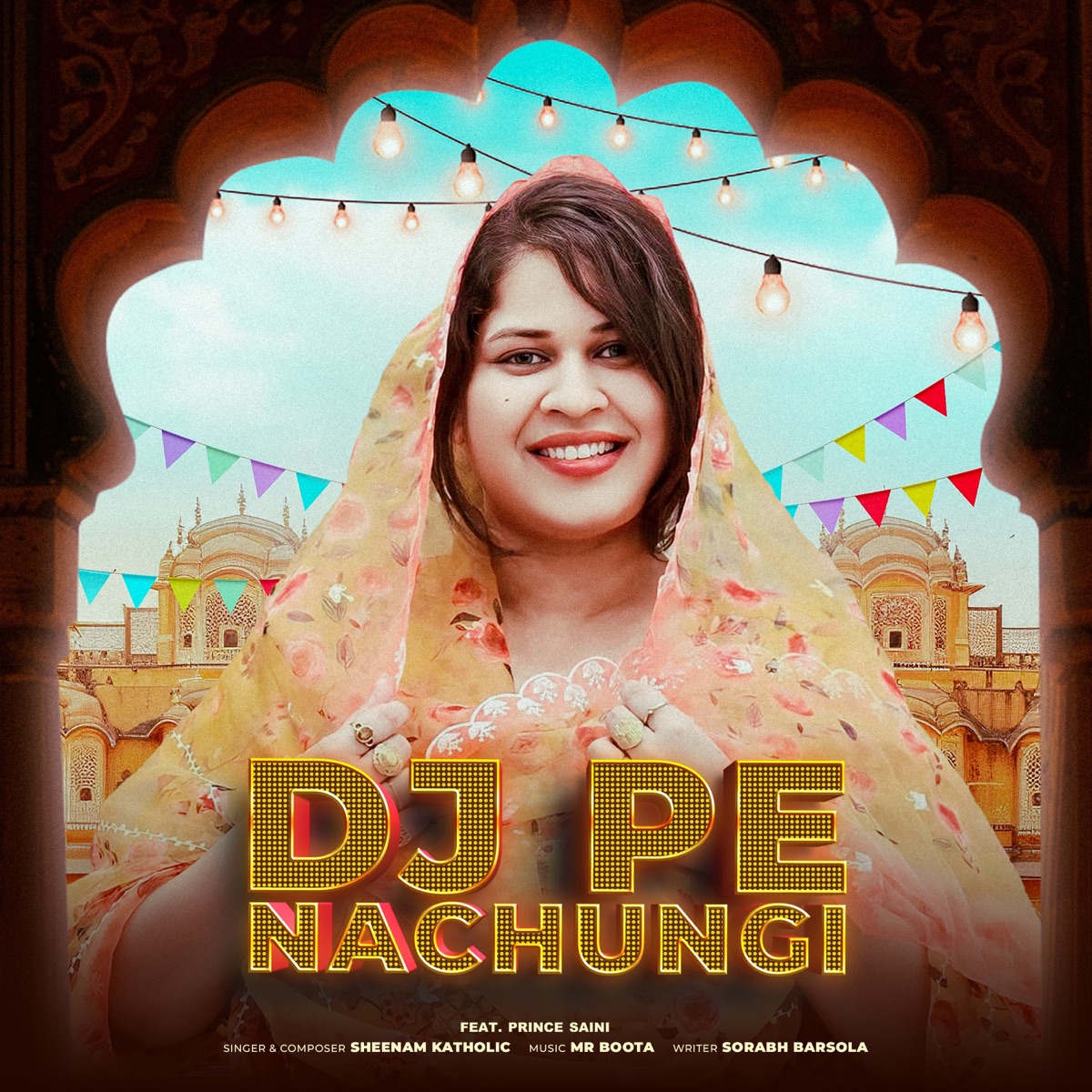 DJ Pe Nachungi (feat. Prince Saini) - Single by Sheenam Katholic album cover