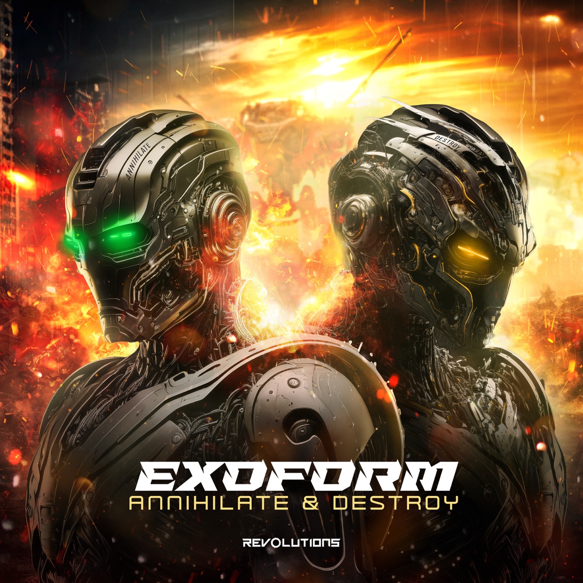 Annihilate & Destroy - Single by Exoform album cover