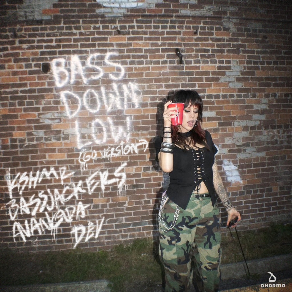Bass Down Low (Go Version) - Single by KSHMR, Bassjackers, Avancada & DEV album cover