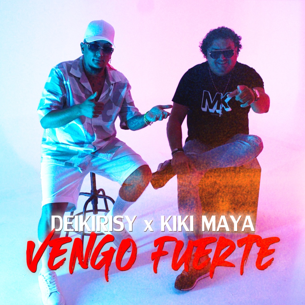 Vengo fuerte - Single by Deikirisy & Kiki Maya album cover