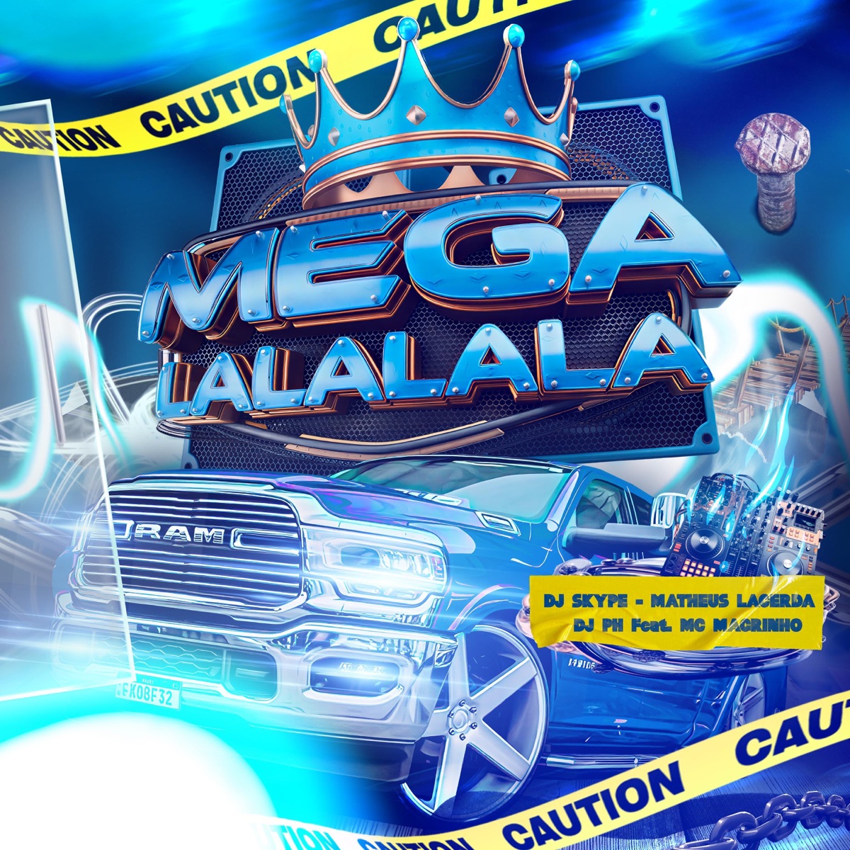 Mega Eletro Funk Lalalalala - Single by DJ SKYPE, Matheus Lacerda & DJ PH1 album cover