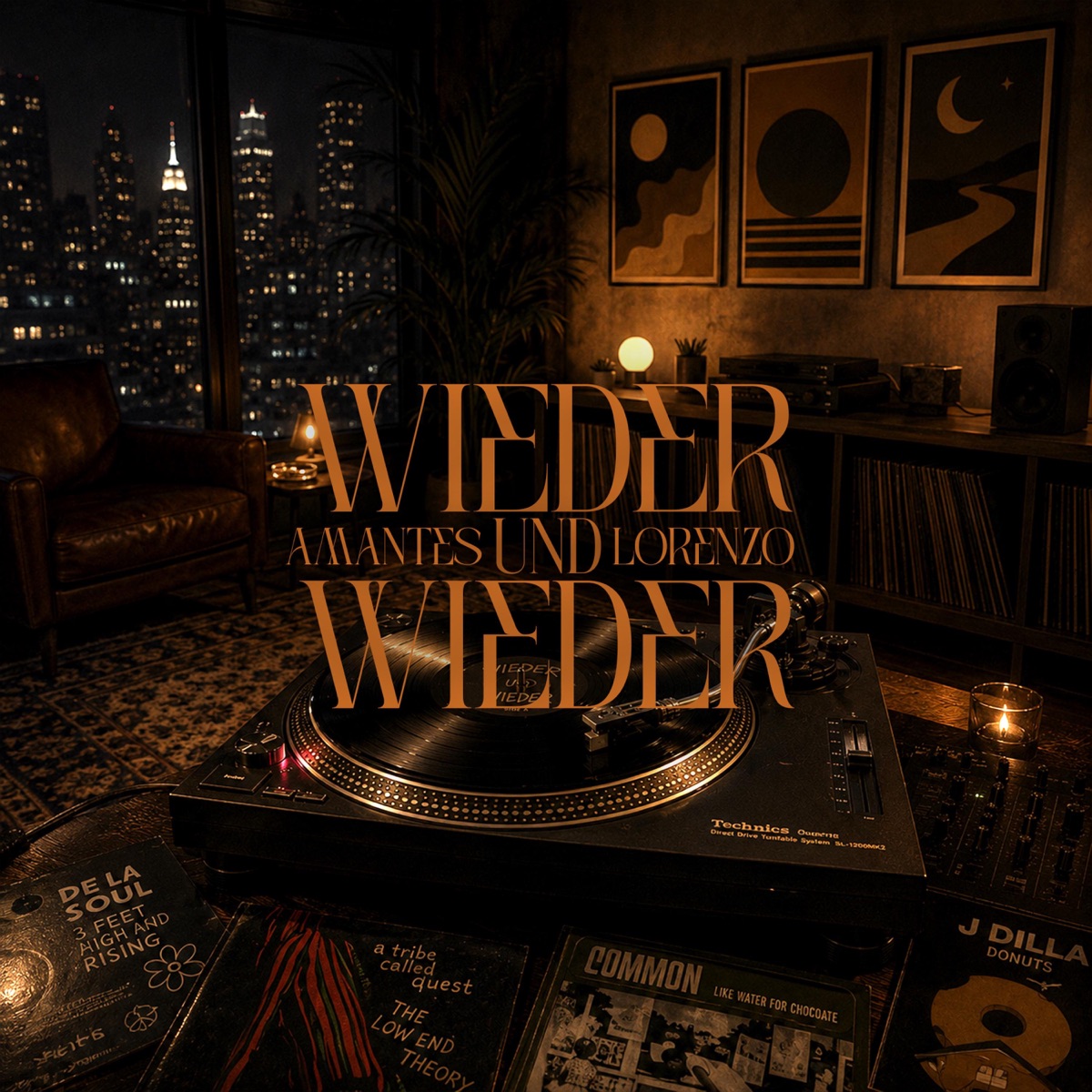 WIEDER UND WIEDER - Single by Lorenzo Pace & Amantes album cover