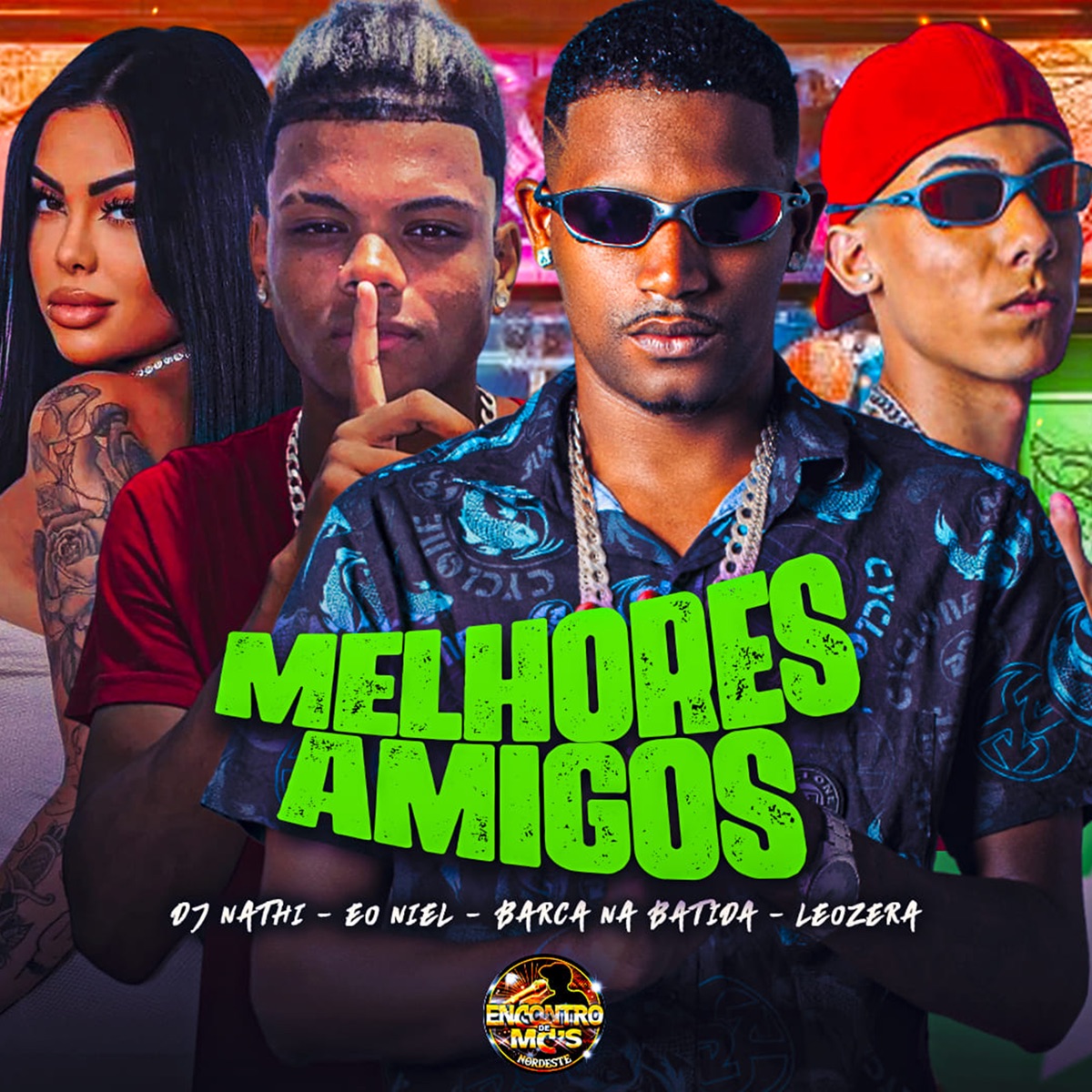 Melhores Amigos (feat. LeoZera & DJ Nathi) - Single by Barca Na Batida & Eo niel album cover