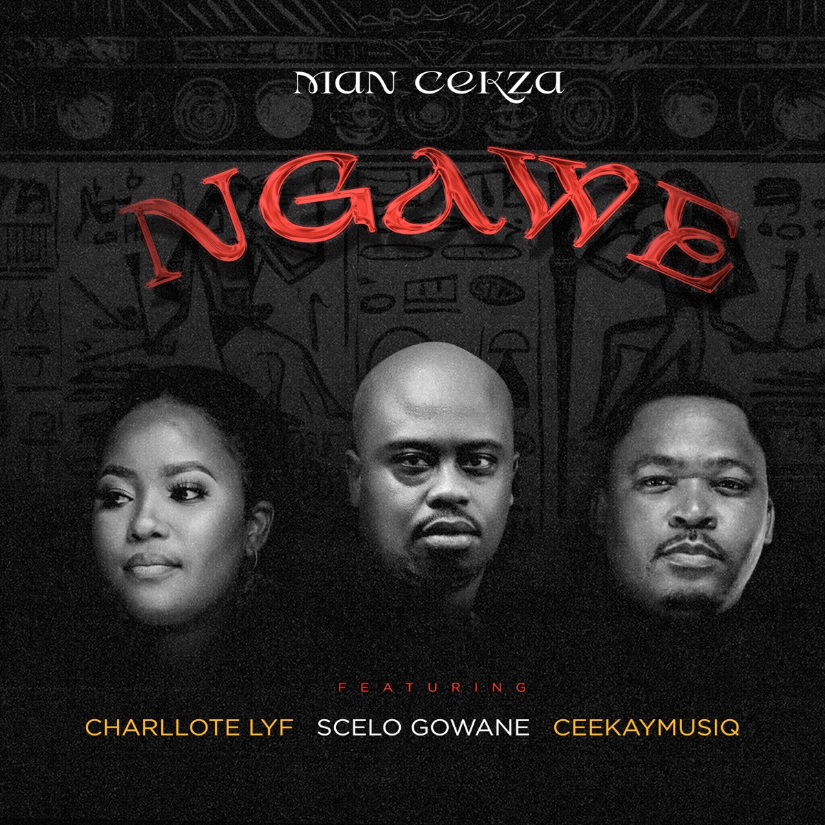 Ngawe (feat. Sicelo Gowane, Charlotte Lyf & Ceeky musiq) - Single by Man Cekza album cover