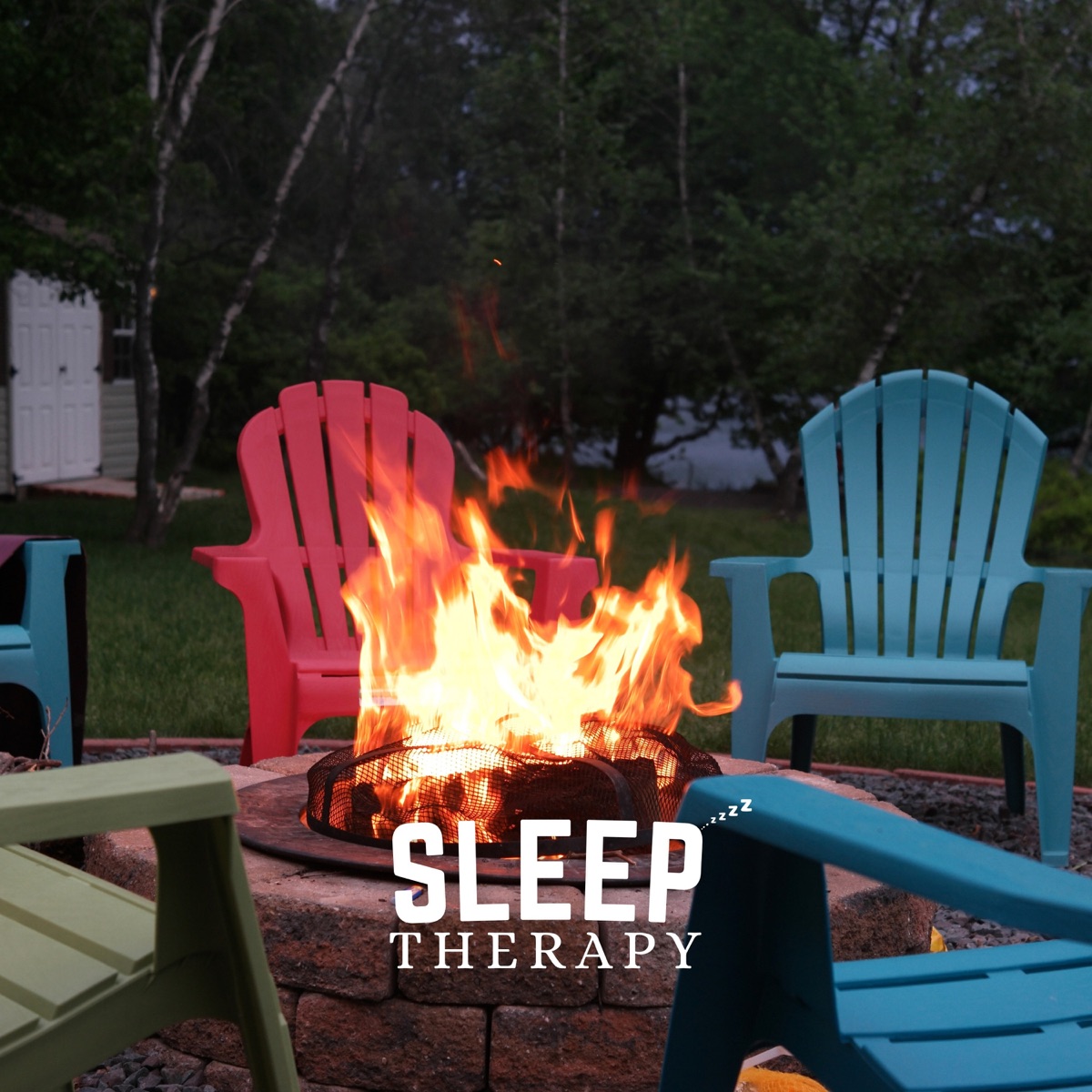 Winter Fire Sounds for Restful Sleep - EP by SleepTherapy album cover artwork