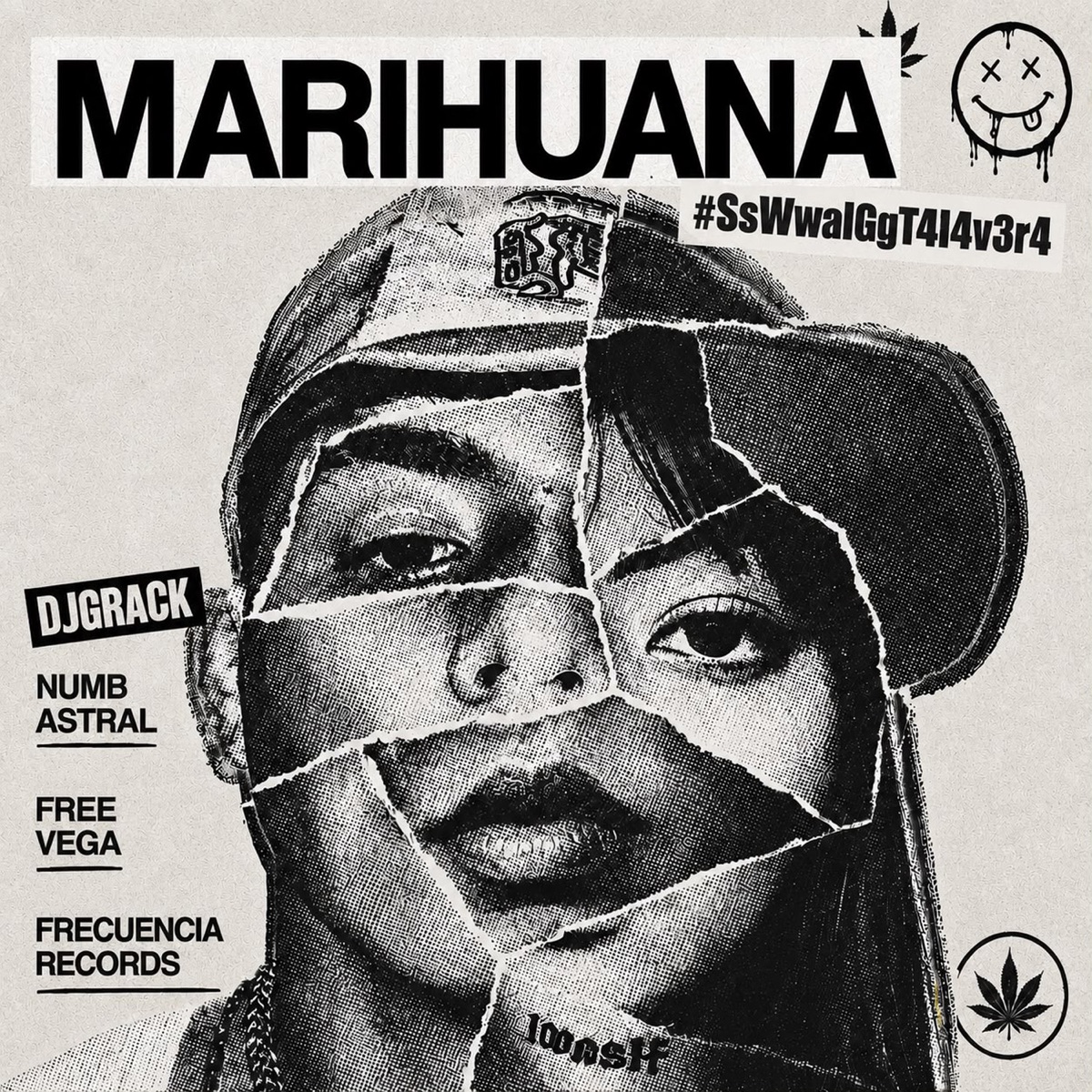 MARIHUAN4 - Single by Numb strl, NUMB ASTRAL, Free Vega & Grack album cover