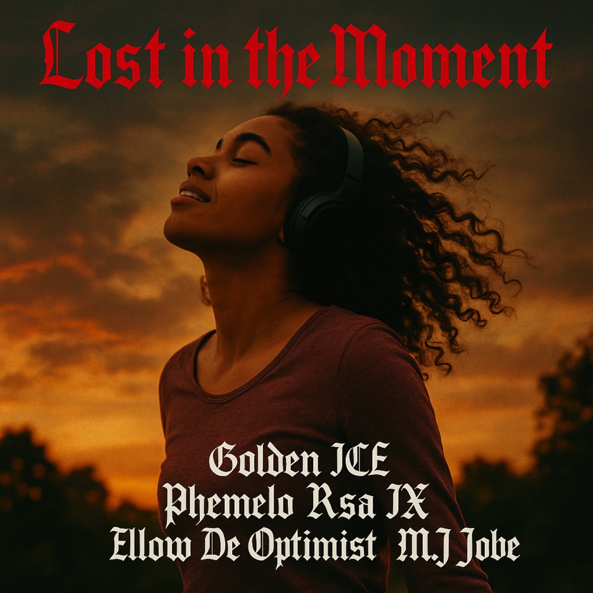 Lost in the Moment (feat. Phemelo Rsa IX, Ellow De Optimist & M.J Jobe) - Single by Golden ICE album cover