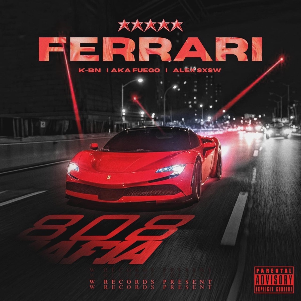FERRARI (feat. Alex Sxsw & K-BN) - Single by AKA FUEGO album cover