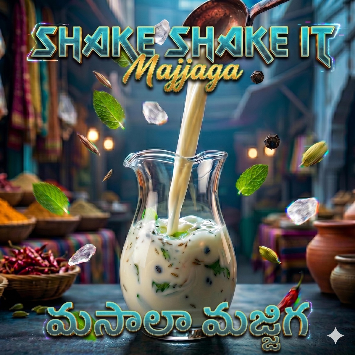 Masala Majjiga (Shake It Shake It) Telugu (feat. Chethan Naik & Hemanth Jois) - Single by Srinivasa Gopal album cover