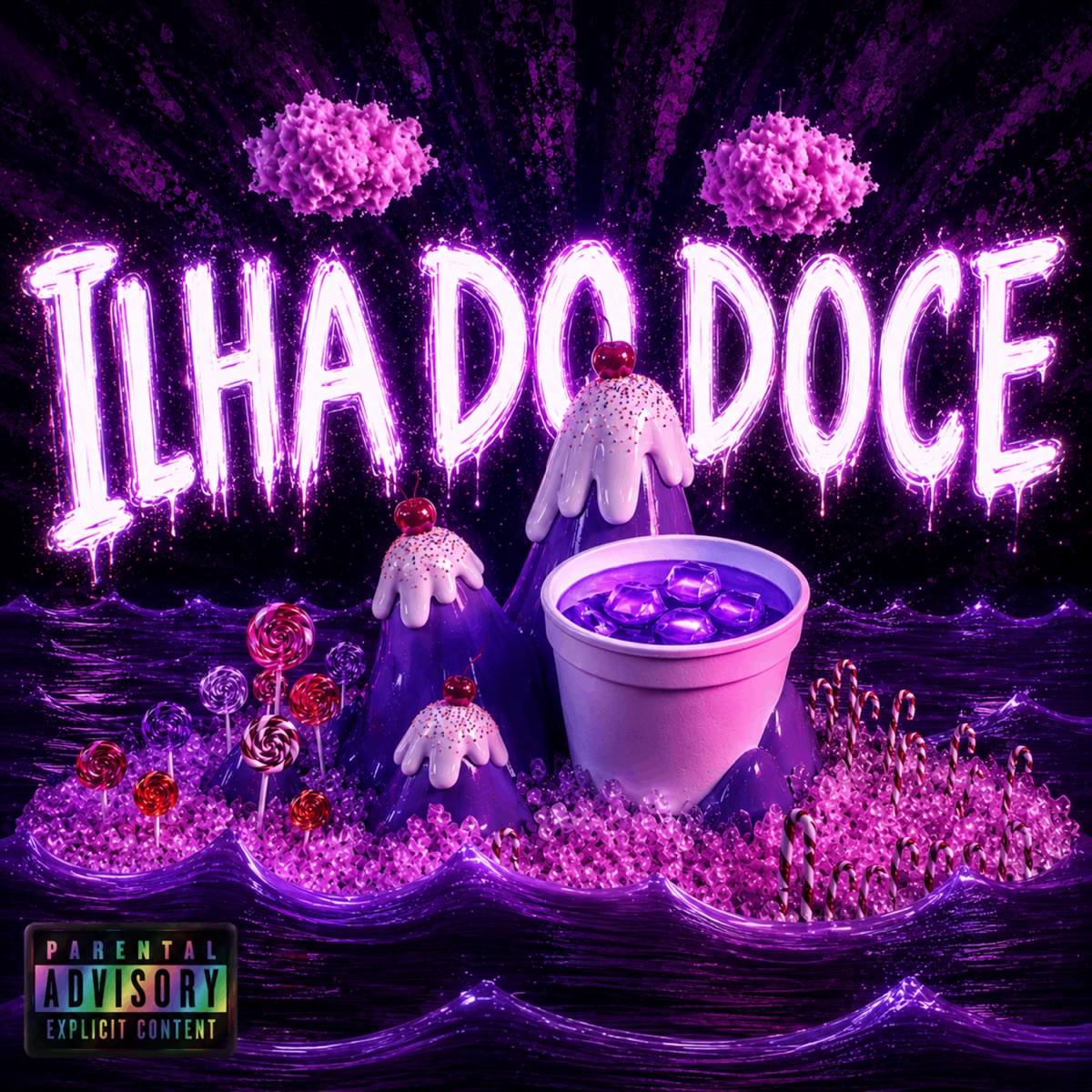 ILHA DO DOCE - Single by jovemfire & RAREPURPPXO album cover
