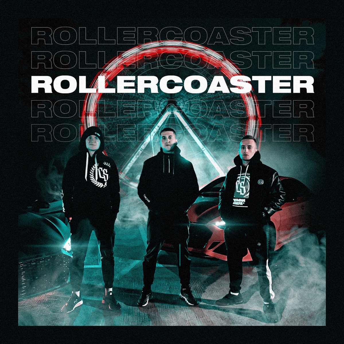 Rollercoaster (feat. Białas, Bonzo & Czerwin) - Single by Ciemna Strefa album cover