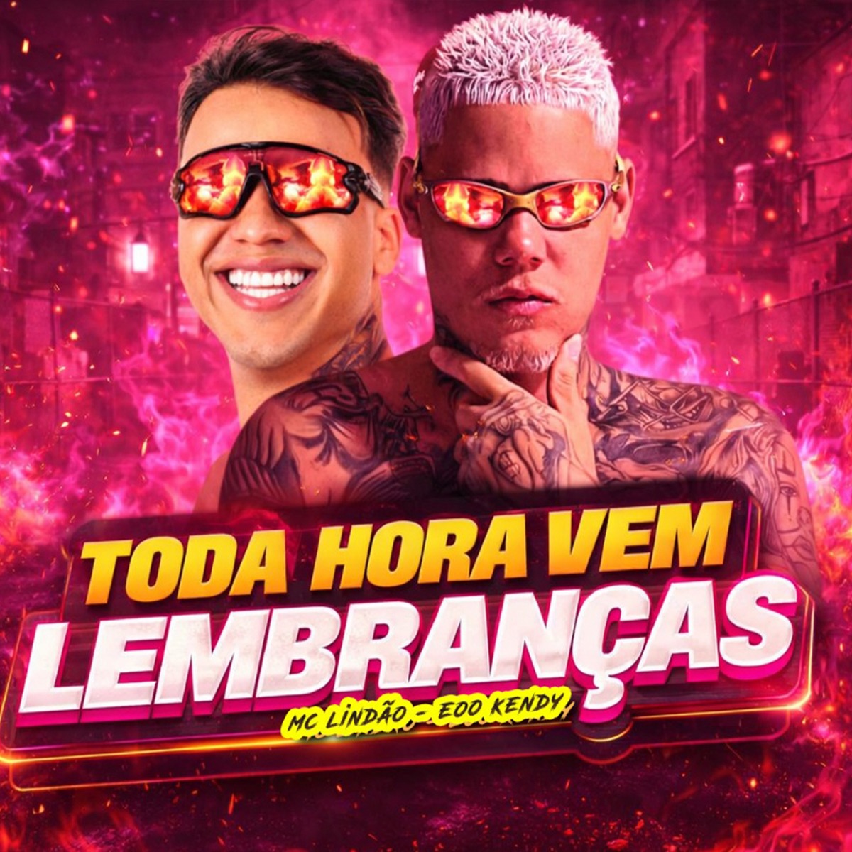 Toda Hora Vem Lembranças - Single by Mc Lindão album cover