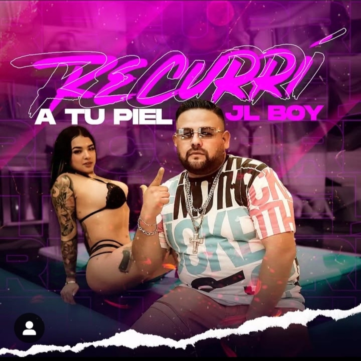 Recurri a Tu Piel - Single by Jl Boy album cover