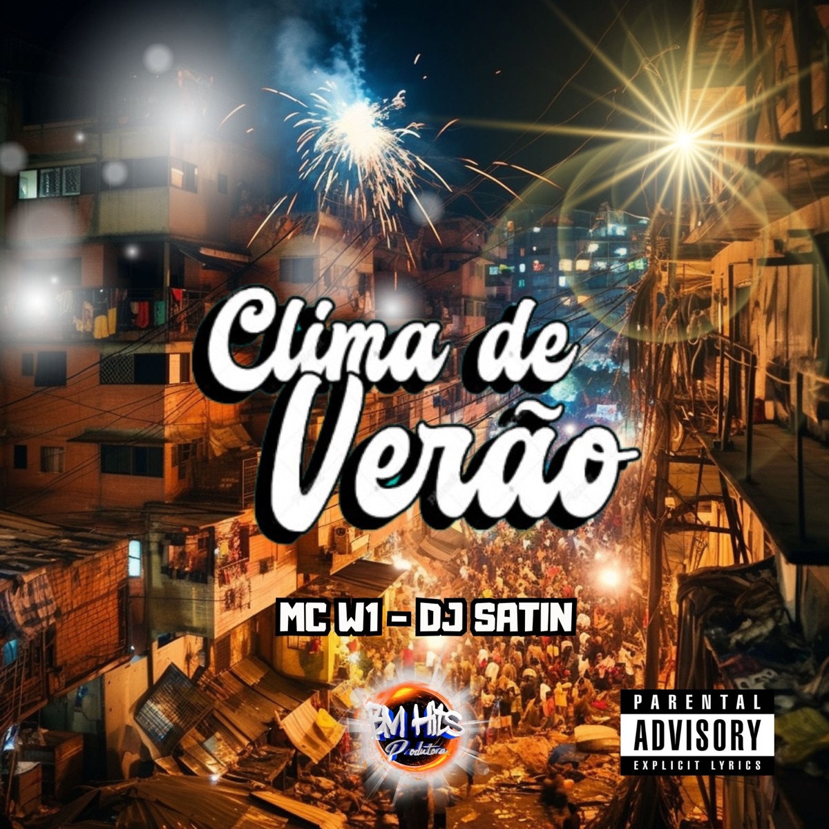 Clima de Verão - Single by DJ SATIN, MC W1 & BM HITS PRODUTORA album cover