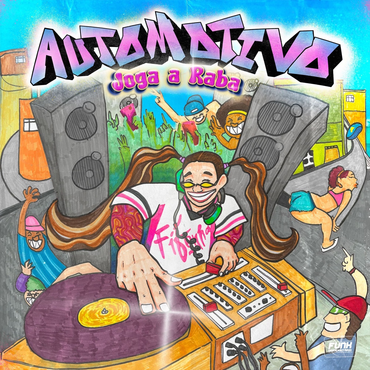AUTOMOTIVO JOGA A RABA (feat. Funk Universitário) - Single by DJ Fifonha album cover