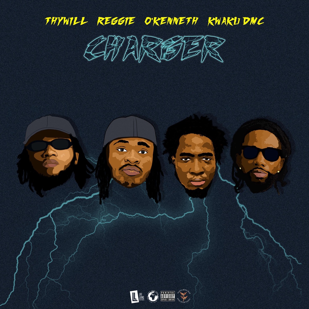 Charger (feat. Reggie, O’Kenneth & Kwaku DMC) - Single by Thywill album cover