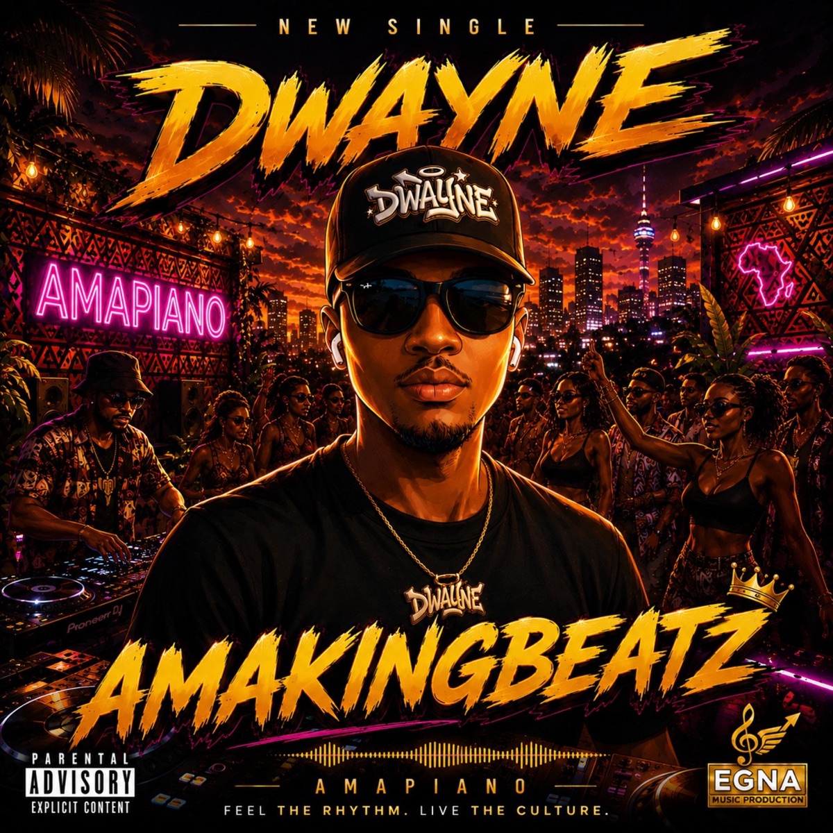 Amakingbeatz - Single by Dwayne King Beatz album cover