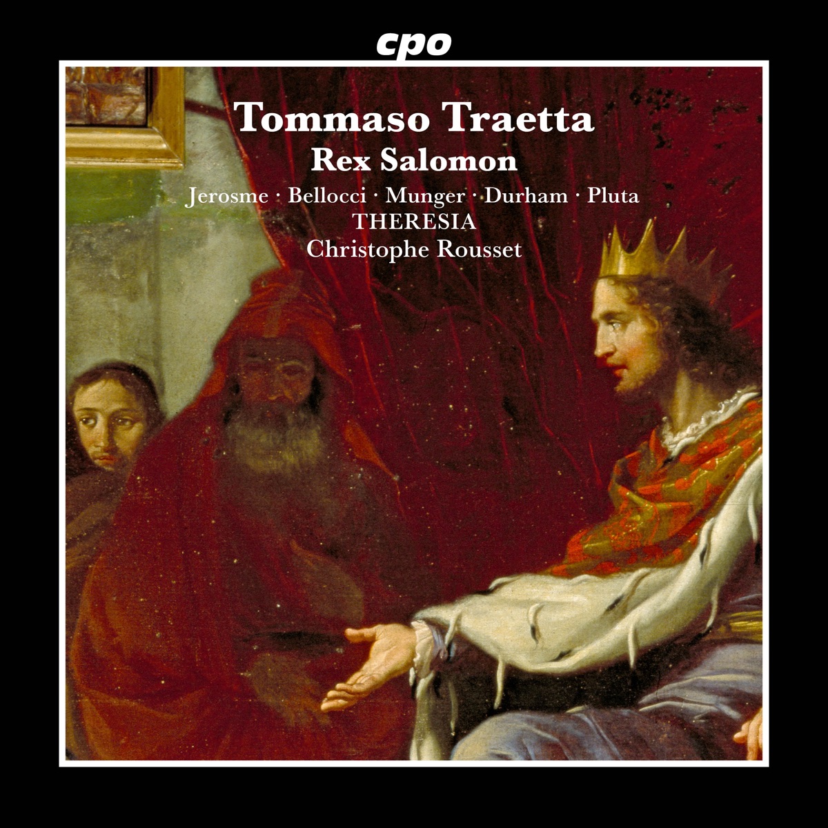 Traetta: Rex Salomon by Suzanne Jerosme, Eleonora Bellocci, Marie-Eve Munger, Grace Durham, Magdalena Pluta, NovoCanto, Theresia Orchestra & Christophe Rousset album cover