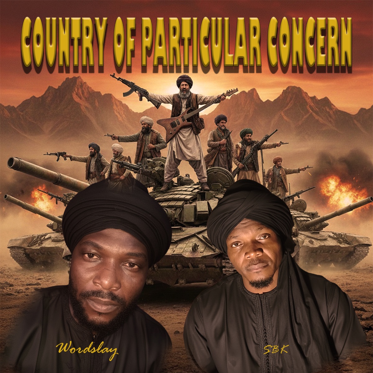 Country of particular concern (feat. SBK Kel) - Single by Word Slay album cover