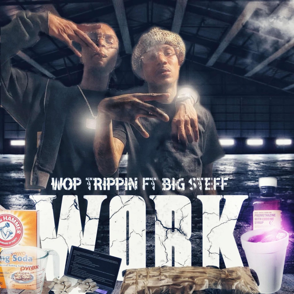 Work - Single by Wop Trippin & Big Steff album cover