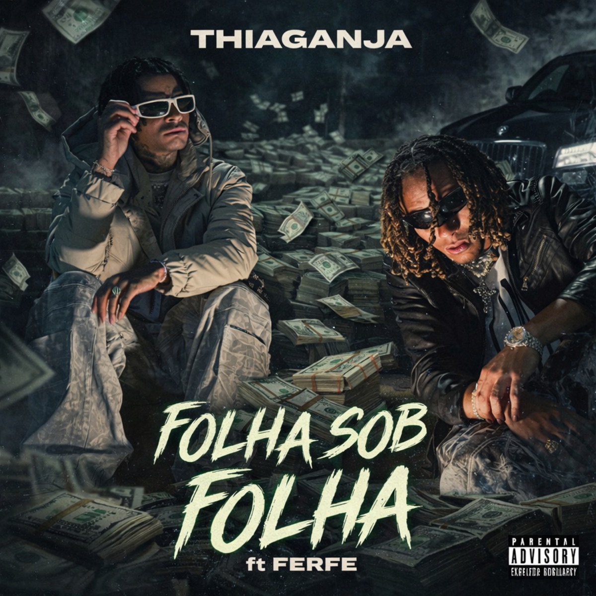 Folha Sob Folha (feat. Ferfe) - Single by Thiaganja album cover