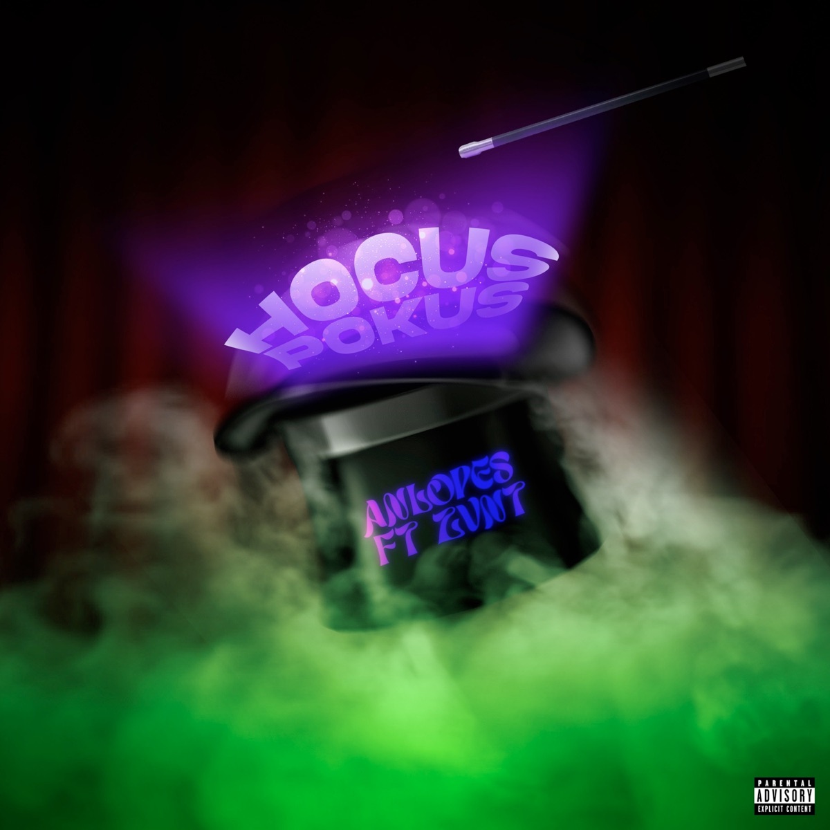 hocus pokus (feat. Zvnt) - Single by Anlopes album cover