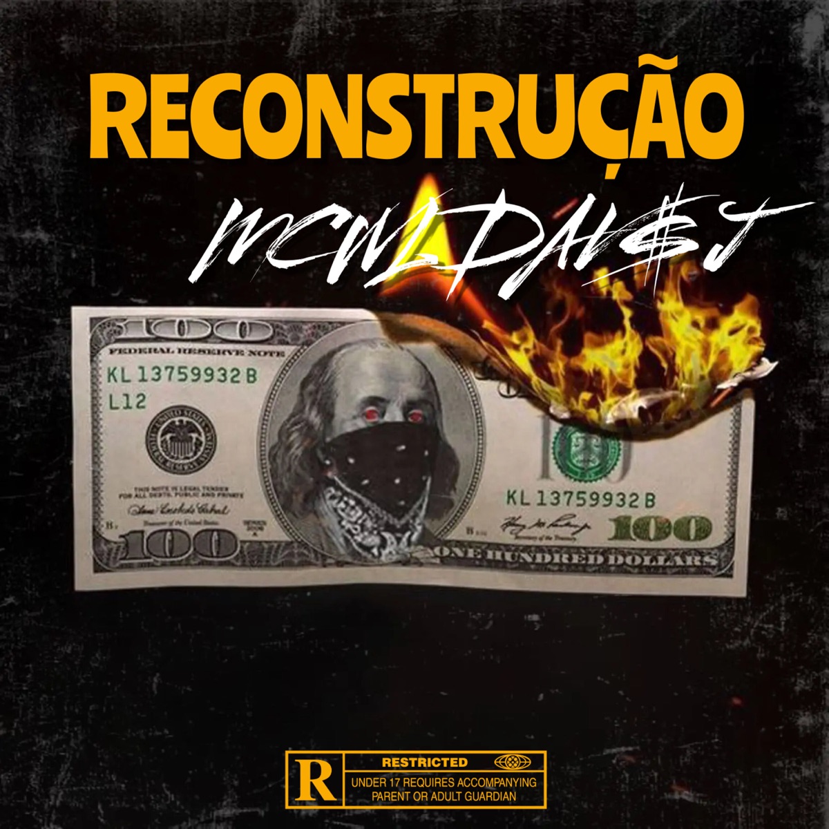 Reconstrução - Single by Mc WL da V & Garzin album cover
