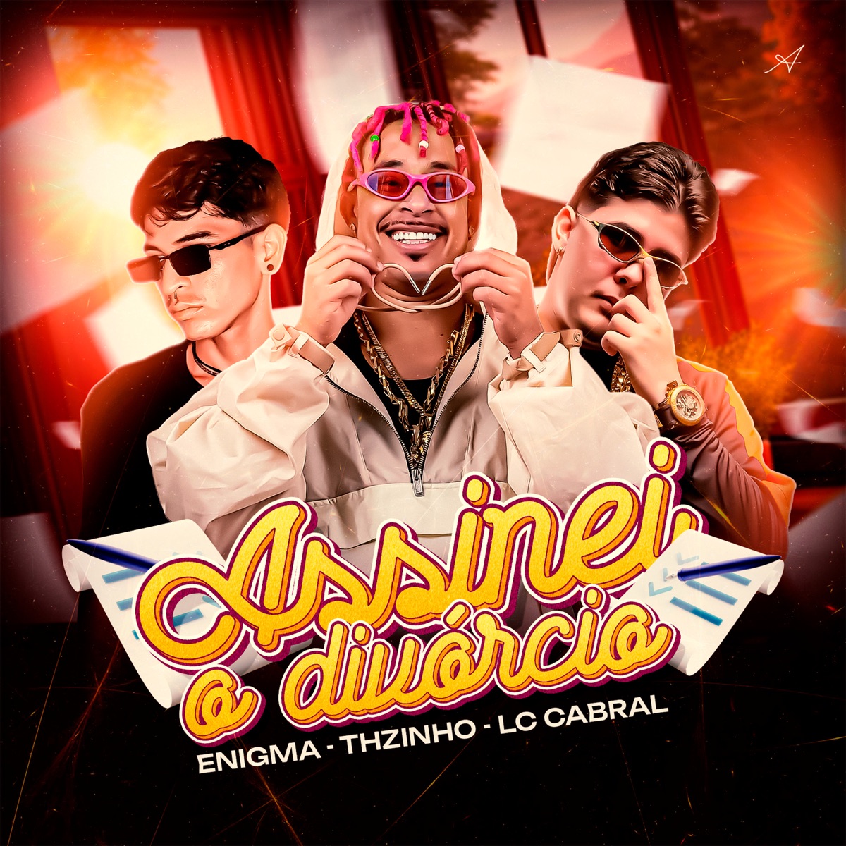 Assinei o Divórcio - Single by Mc THzinho Original, Dj Enigma & DJ LC CABRAL album cover