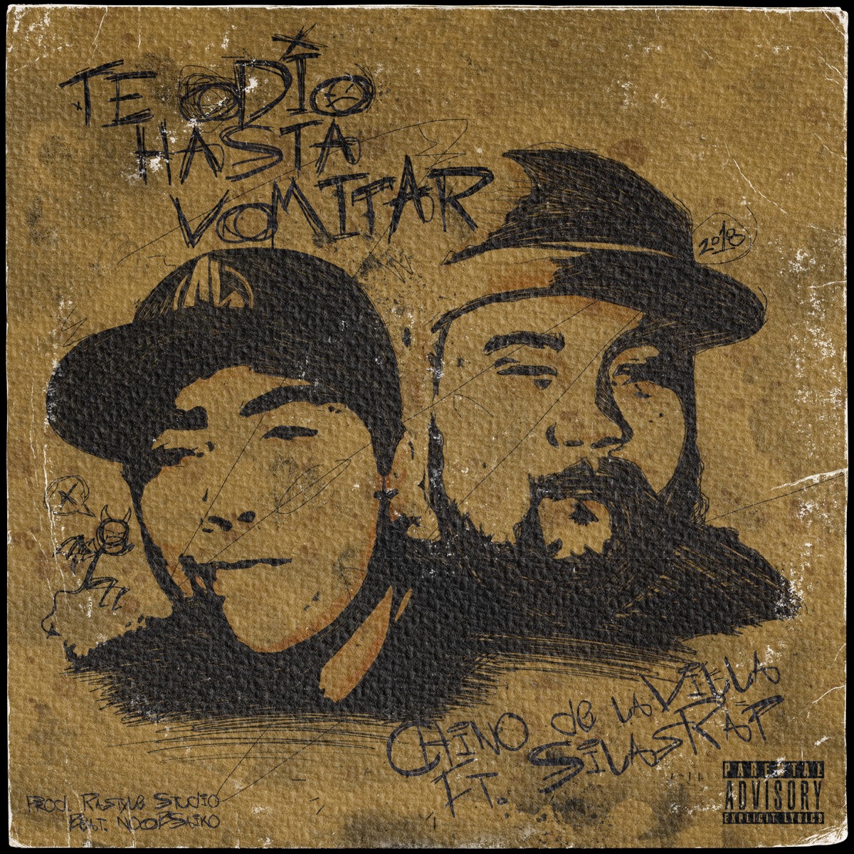 Te odio hasta vomitar (feat. SilasRap) - Single by Chino de la Villa album cover