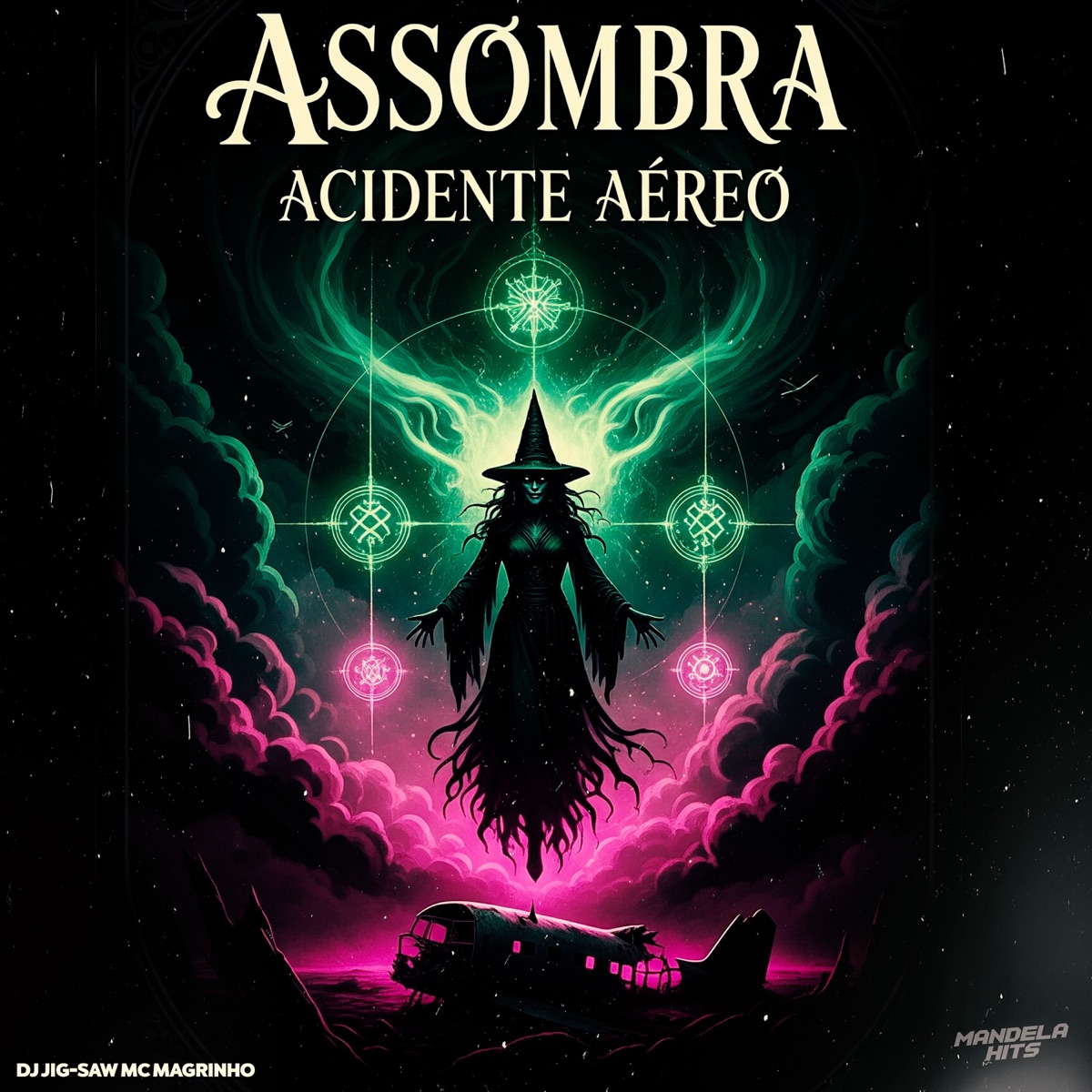 ASSOMBRA ACIDENTE AÉREO - Single by DJ JIG-SAW & Mc Magrinho album cover