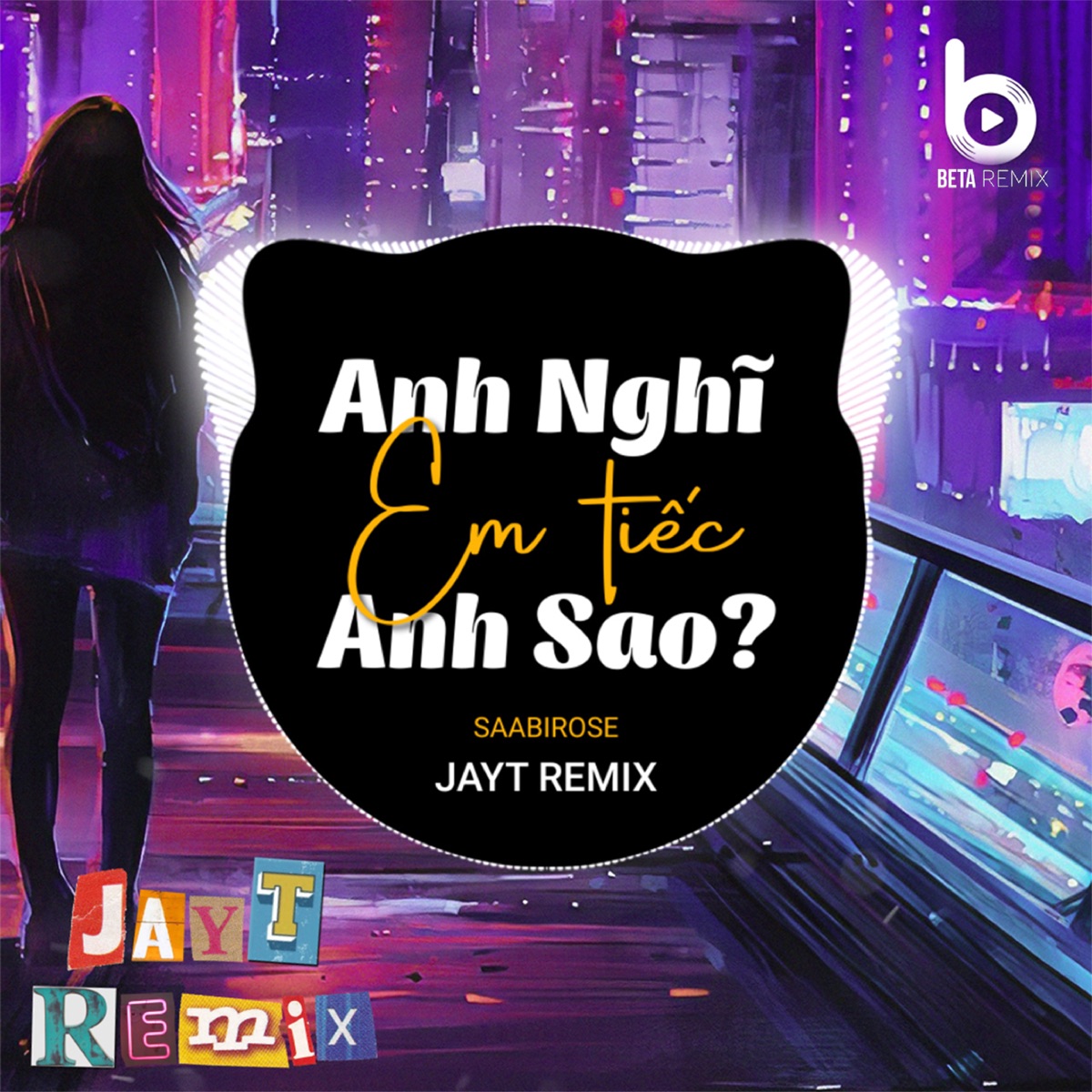 Anh Nghĩ Em Tiếc Anh Sao? (JayT Remix) - Single by Beta Remix, Saabirose & JayT album cover