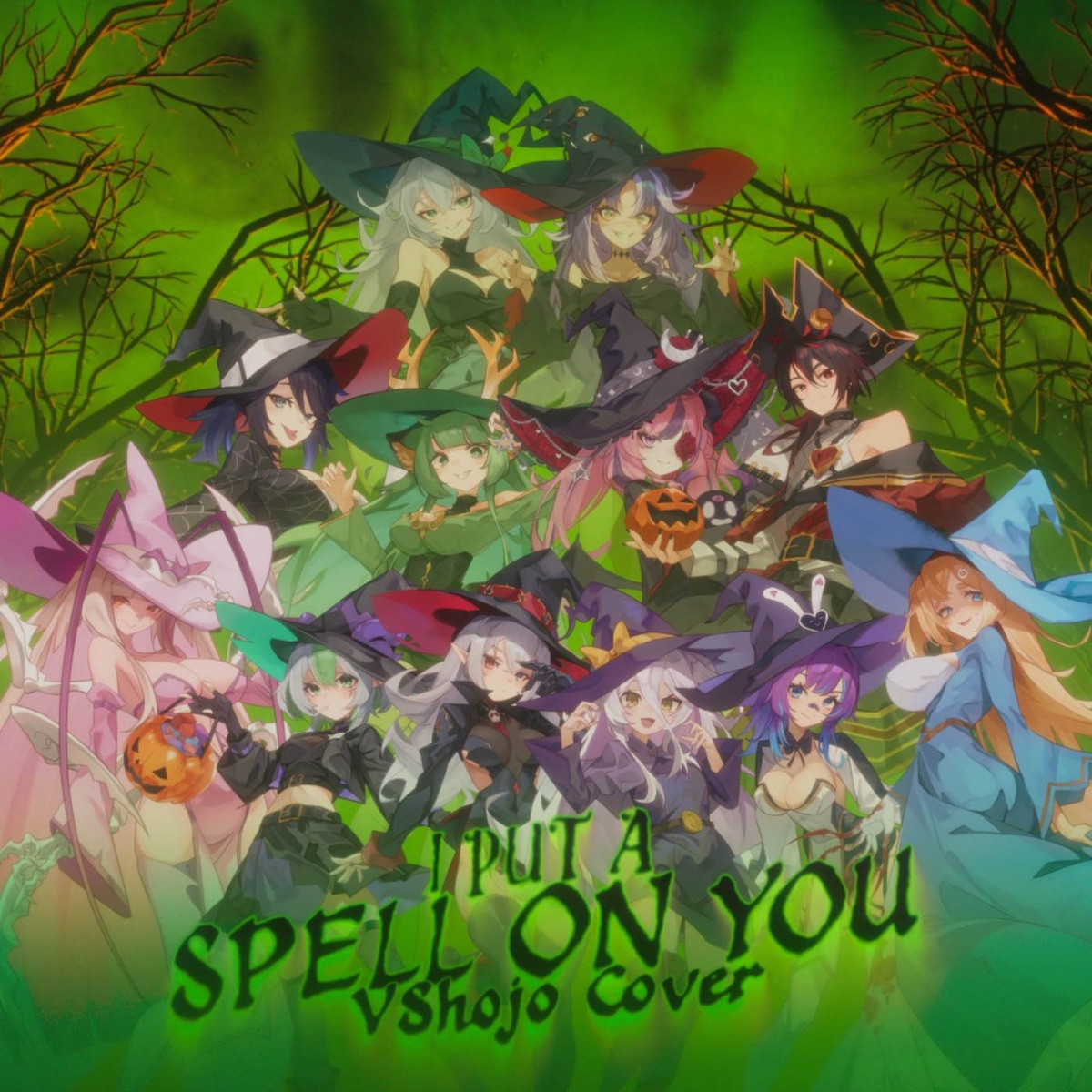 I Put a Spell on You (feat. Projekt Melody) - Single by Zentreya, Apricot, Ironmouse, Haruka Karibu, Kson, Matara Kan, KURO, Michi Mochievee & ThunderScott album cover