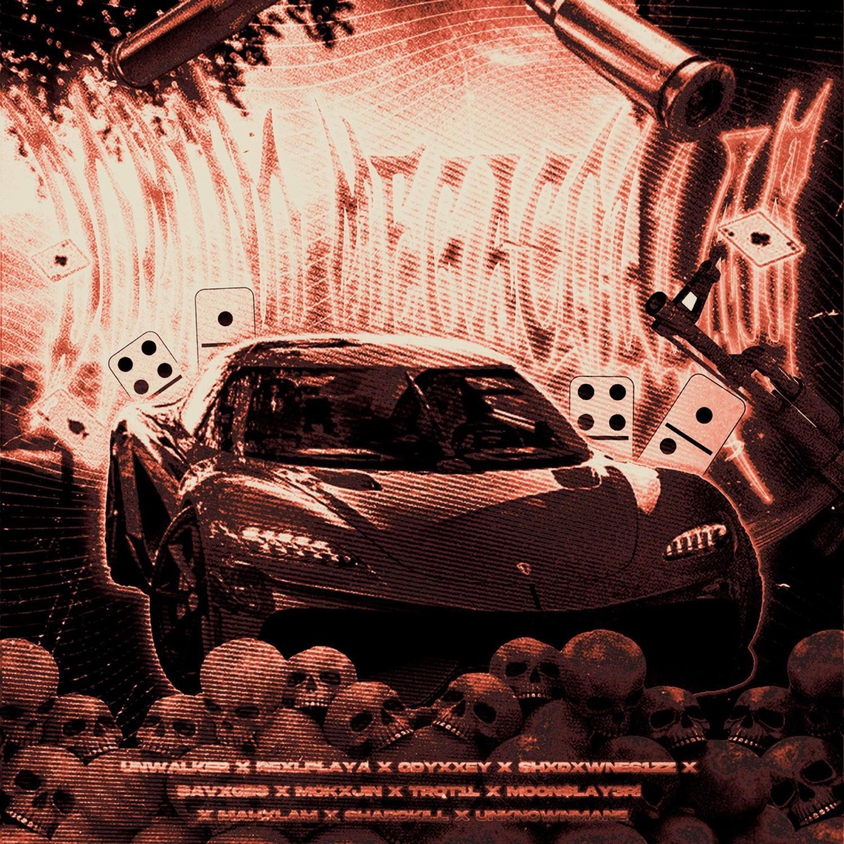DOMINO MEGACOLLAB - Single by UNWALKER, rexlplaya, Odyxxey, SavXgeS, shxdxwnes1zz, MOKXJIN, TRQT1L, MOON$lAY3R!, mahxlam, shardkill & unknownmane album cover