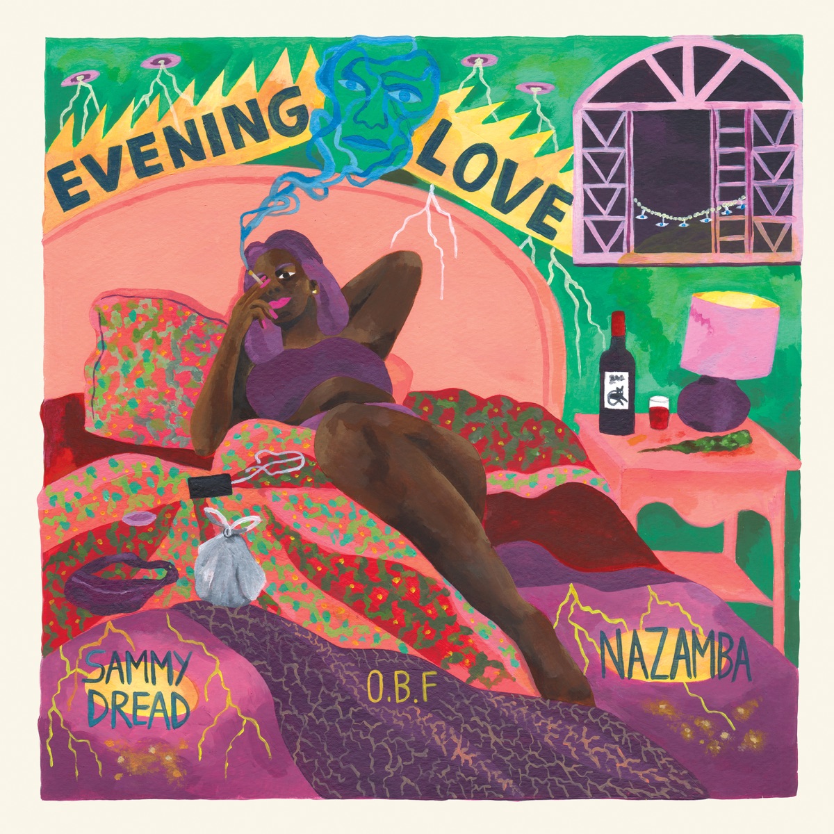 Evening Love - EP by O.B.F, Nazamba & Sammy Dread album cover
