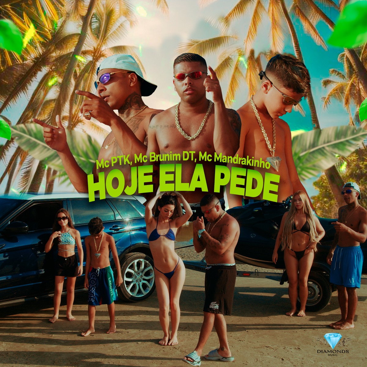 Hoje Ela Pede - Single by Mc ptk, Mc Brunim Dt & Mc Mandrakinho album cover