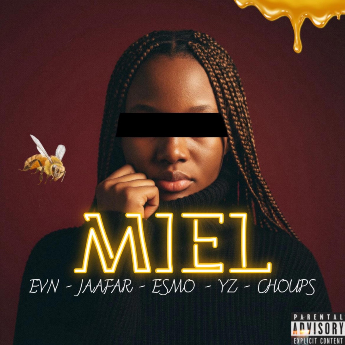 MIEL (feat. JAAFAR !, MIJE-ESMO, YZ. & CHOUP’S) - Single by EVN. album cover