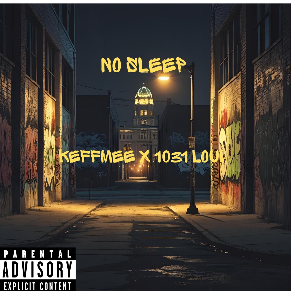 No Sleep (feat. 1031 Loui) - Single by Keffme album cover