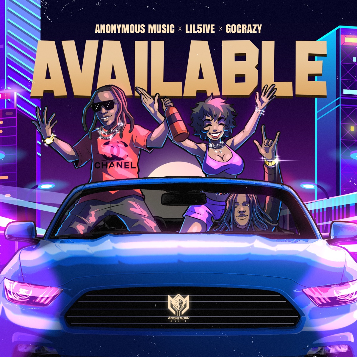 Available (feat. Lil5ive & GoCrazy) - Single by Anonymous Music album cover