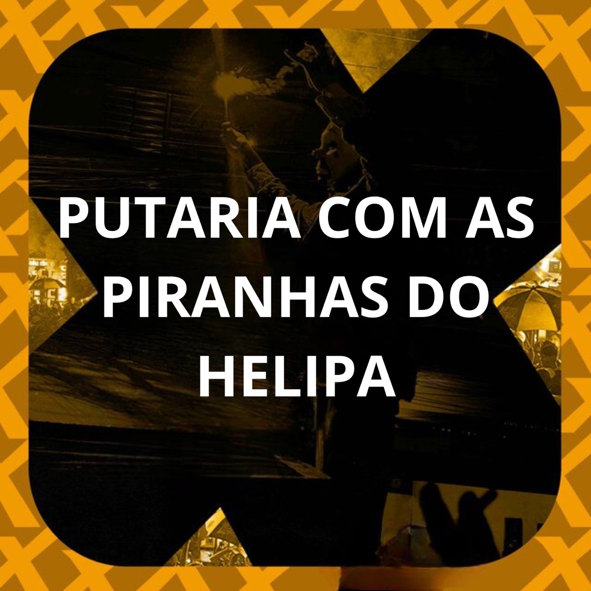 Putaria Com as Piranhas do Helipa (feat. MC Guh SR) - Single by DJ Lp album cover