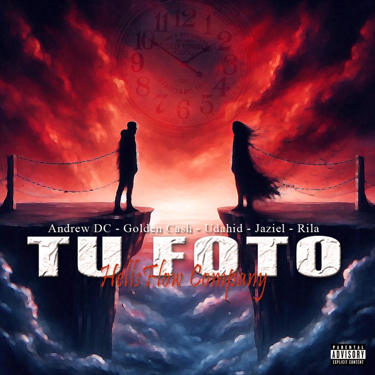 TU FOTO (feat. ALEM & ANDREW) [GOLDEN CASH, RILA & UDAHID Remix] - Single by HellsFlow Music album cover