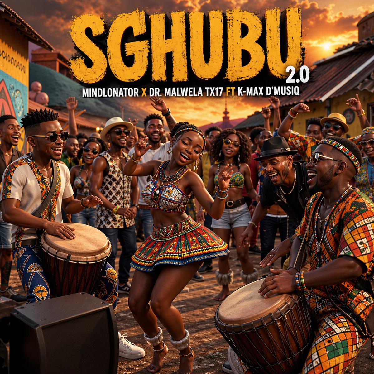 Sghubu 2.0 (feat. K-Max d'Musiq) - Single by Mindlonator & Dr. Malwela Tx17 album cover