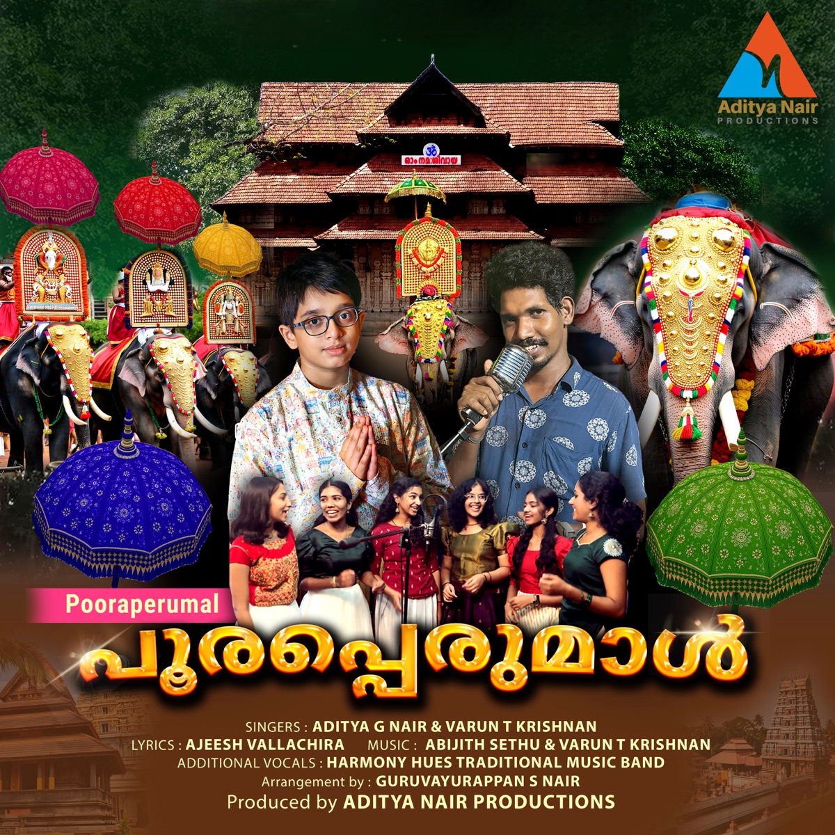 Pooraperumal - Single by Aditya G Nair & Varun T. Krishnan album cover
